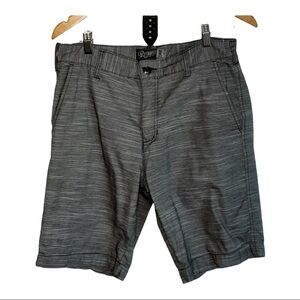 Retrofit stripped zip up shorts Waist 32